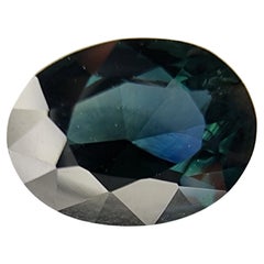 1.96ct Round Teal Blue Sapphire Gemstone