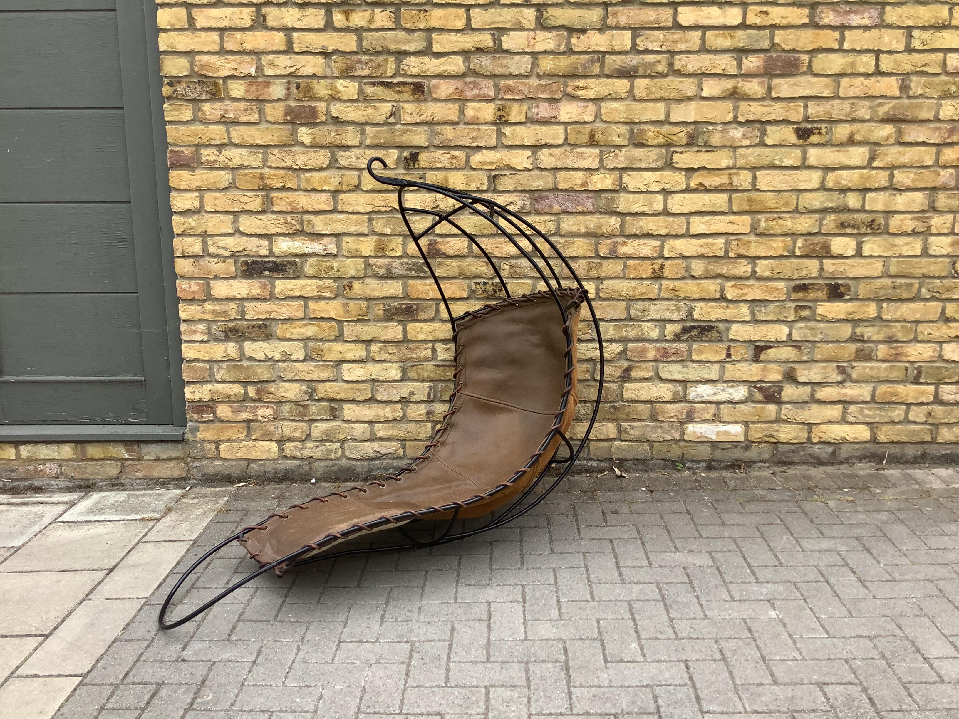 hanging leaf chair 1960s for sale
