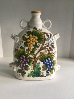 196s Painted Ceramic Vase