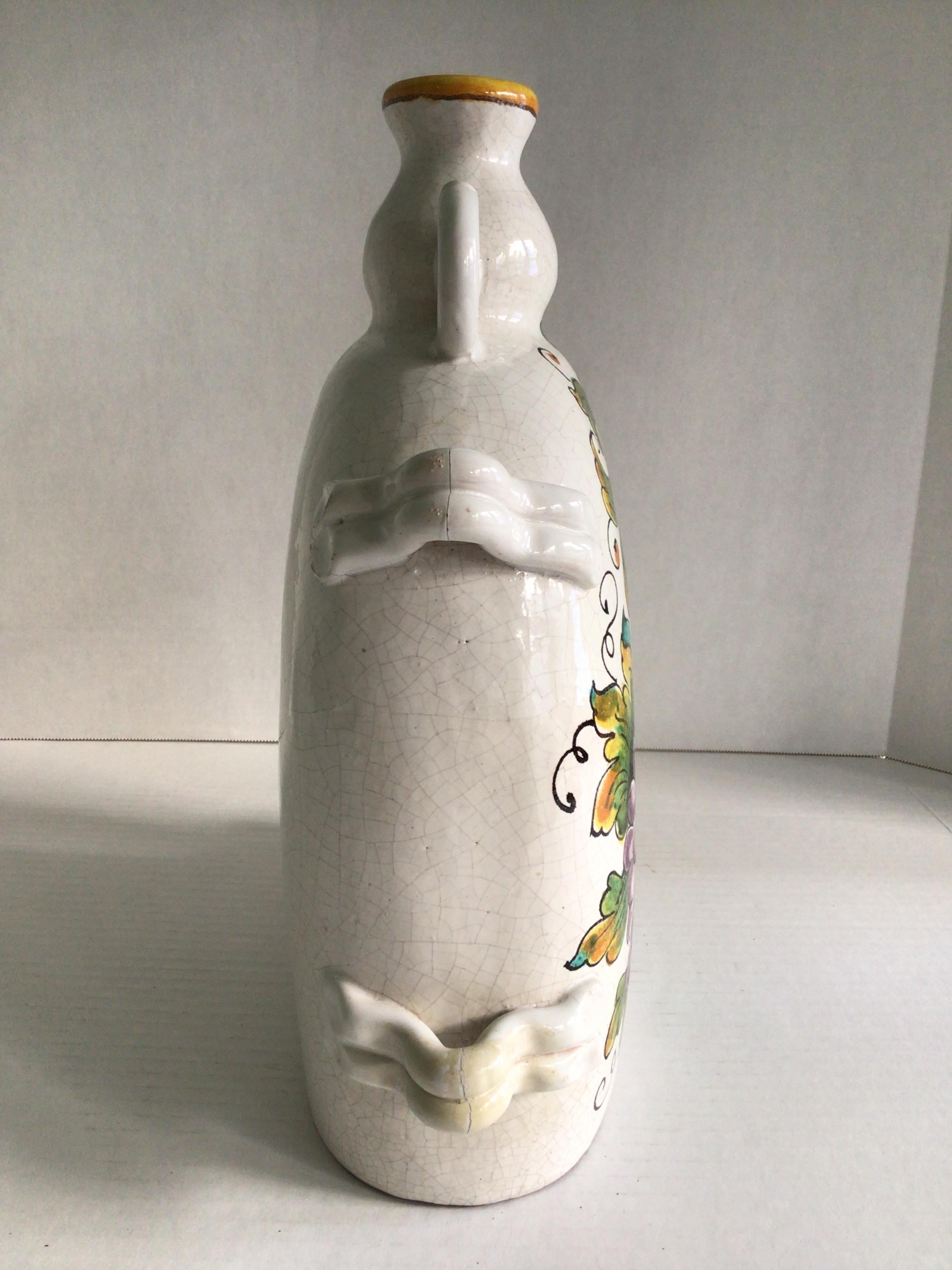 Vase en céramique peint 196s Bon état - En vente à Tarrytown, NY