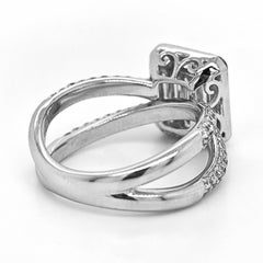1.97 Carat White Diamond White Gold Ring