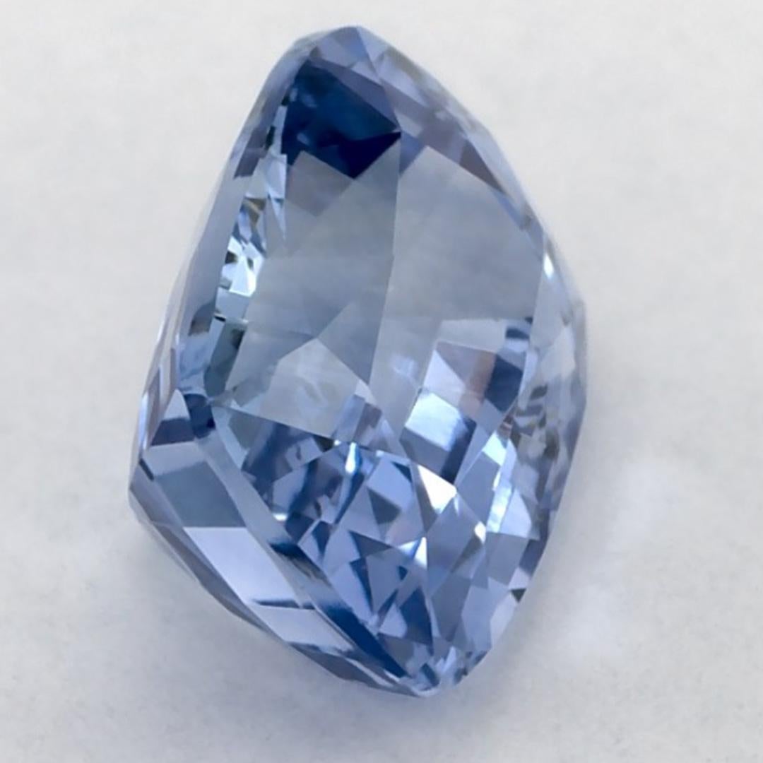 1.97 qt Zafiro Azul Cushion Gema Suelta en venta 2