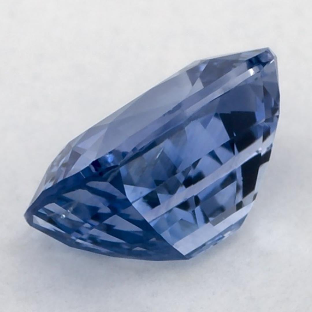 1.97 qt Zafiro Azul Cushion Gema Suelta en venta 3