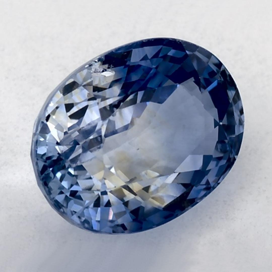 1.97 Karat Blauer Saphir Oval Loser Edelstein (Ovalschliff) im Angebot