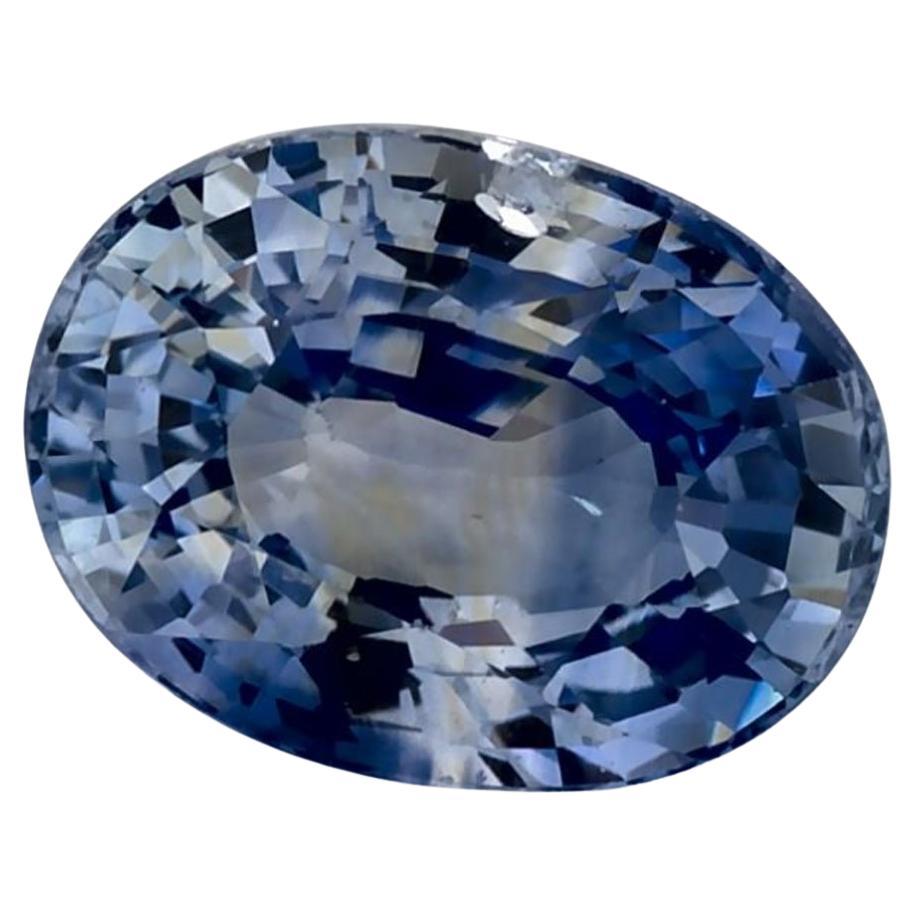1.97 qt Zafiro Azul Oval Gema Suelta