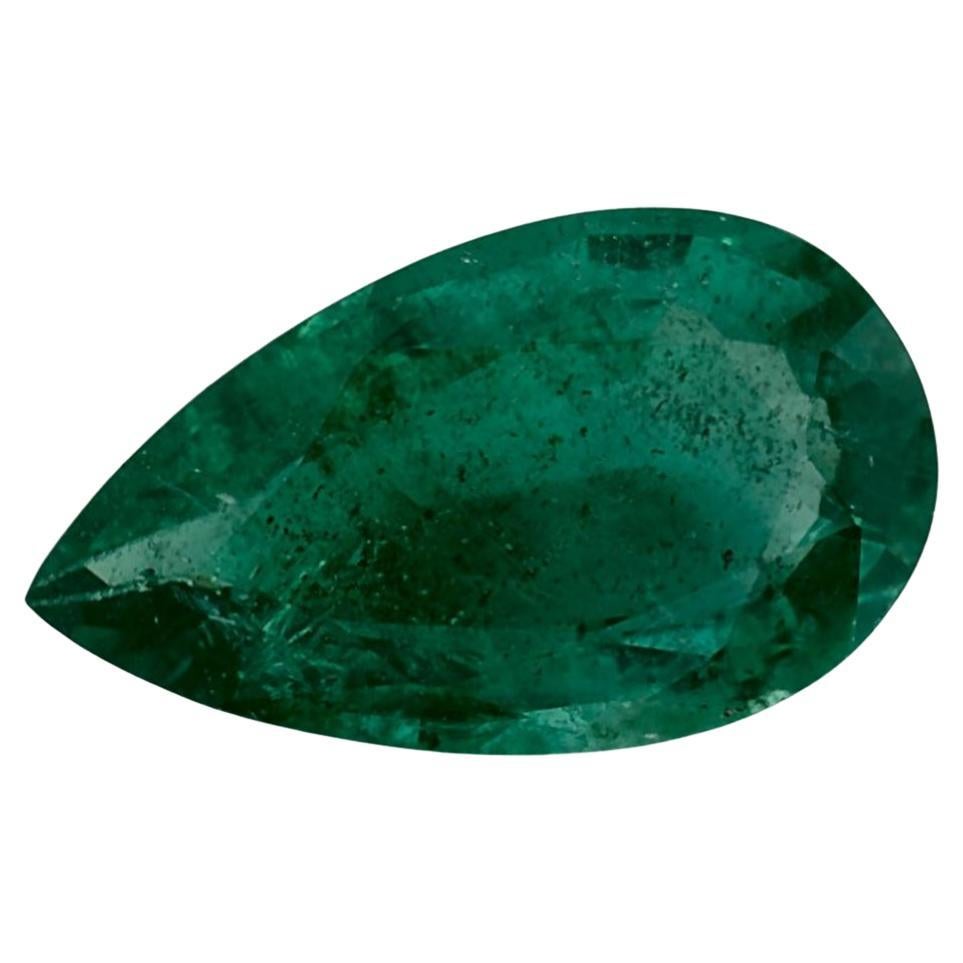 1.97 Ct Emerald Pear Loose Gemstone For Sale