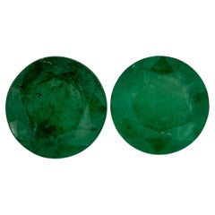 1.97 Ct Emerald Round Loose Gemstone