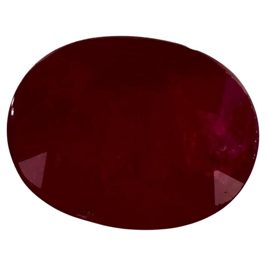 1.97 Ct Ruby Oval Loose Gemstone (pierre précieuse en vrac)