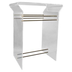 1970-1980s, Vintage Console Tabel/Writing Table, Structure in Plexiglass