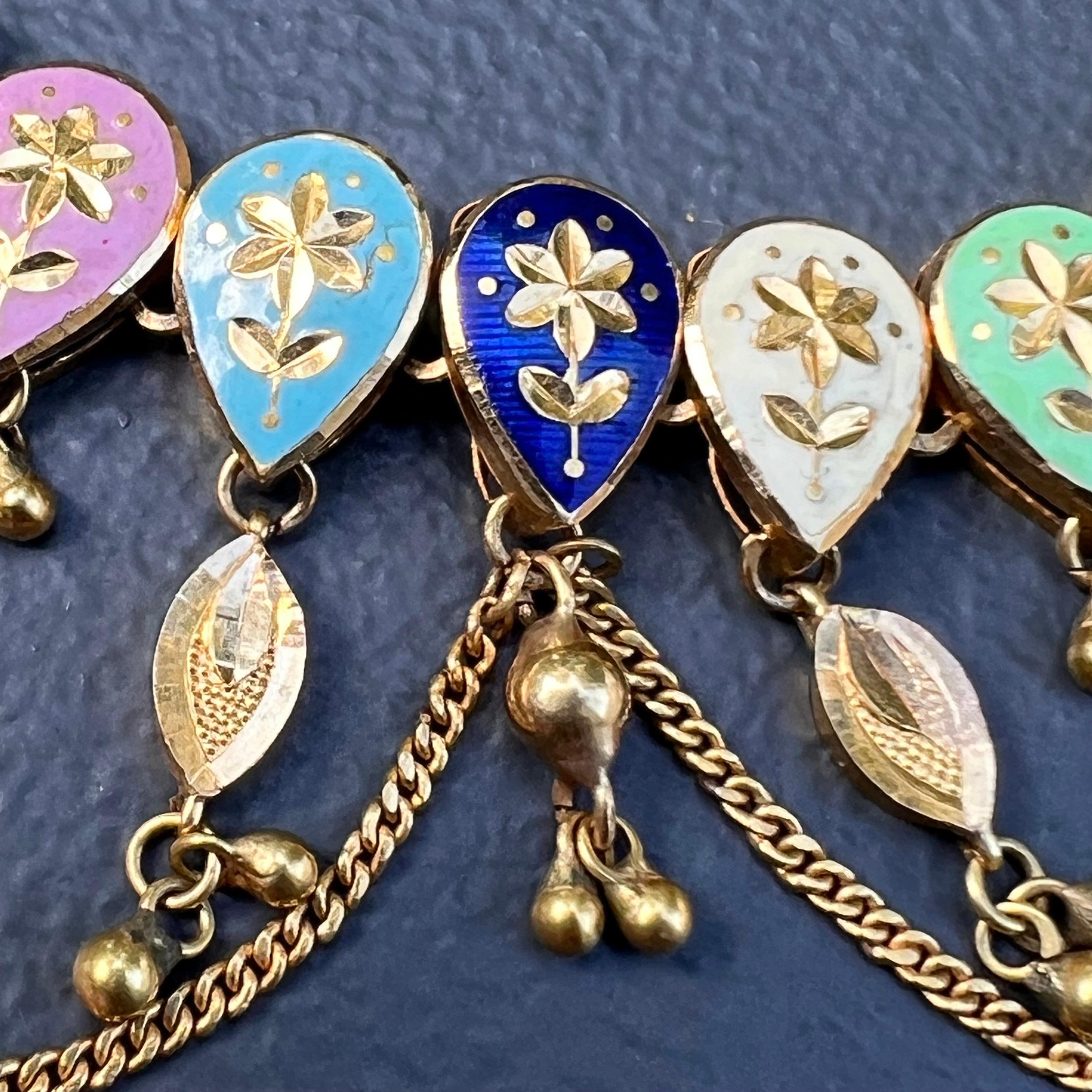 20kt gold ear chain for earrings handmade