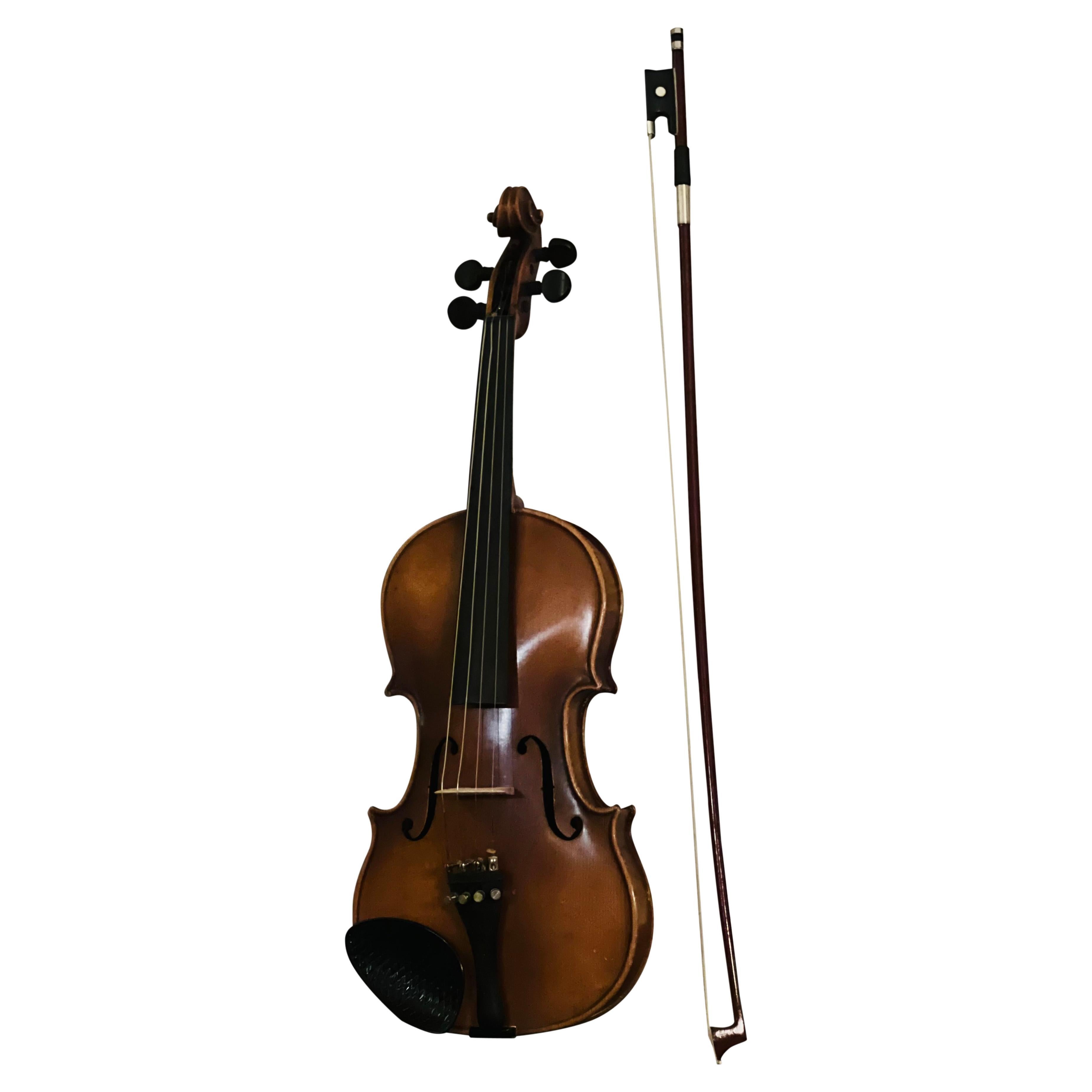 1970 3/4 E.R. Pfretzschner Hand-Crafted Violin in the Style of A. Stradivarius