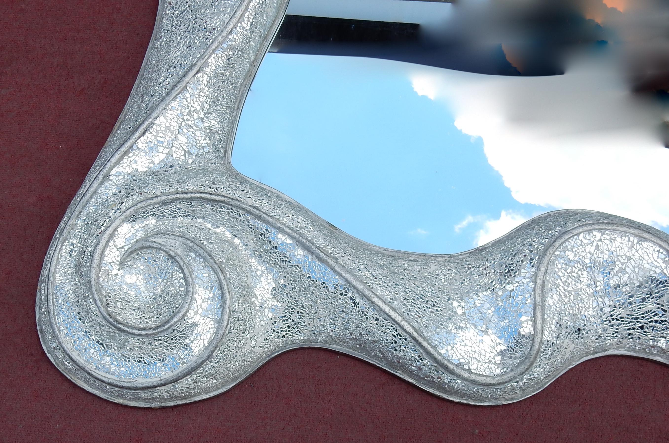 Late 20th Century 1970-1980 ‘Mirror Period Disco Inlaid with Shards of Mirrors Movement Shape