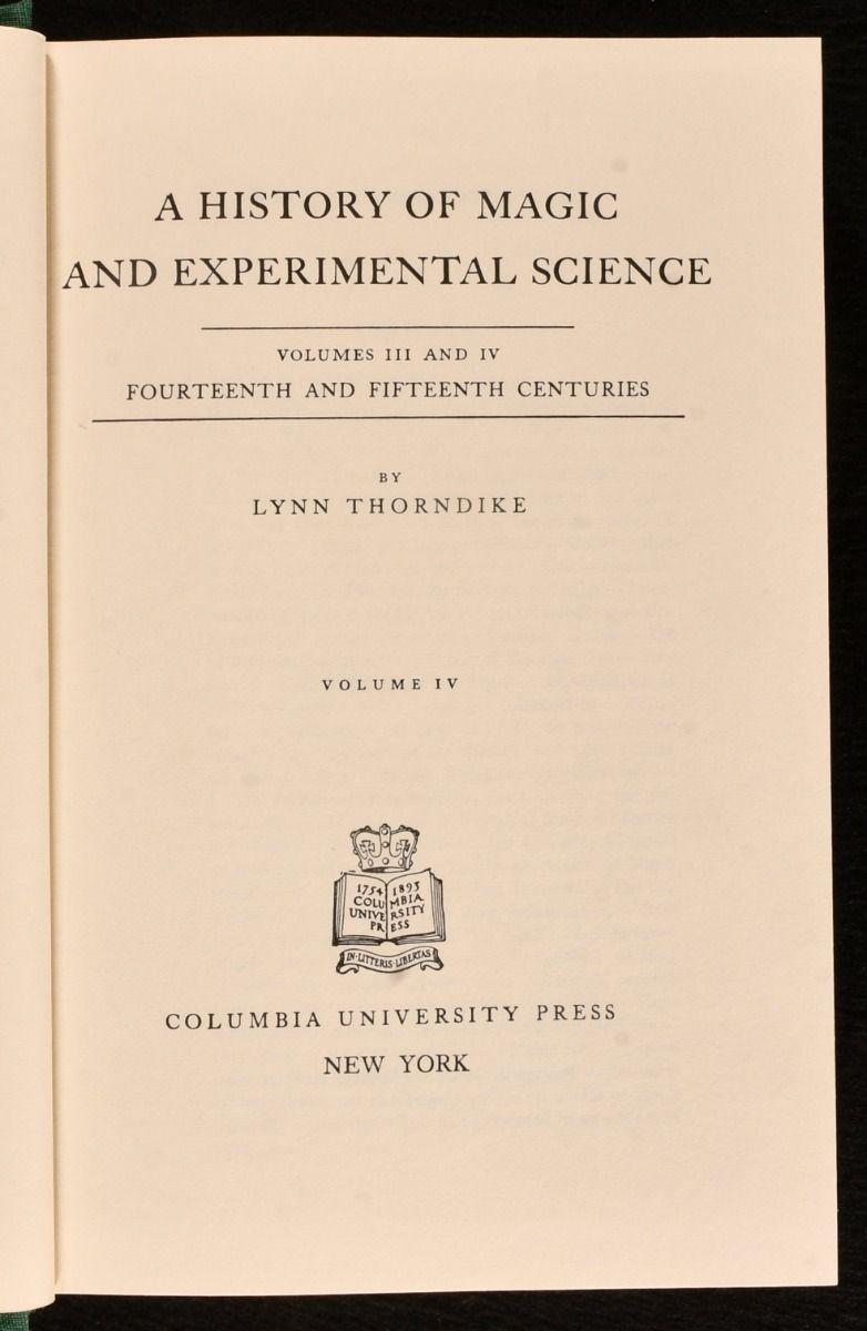 1970 A History of Magic and Experimental Science Bon état - En vente à Bath, GB