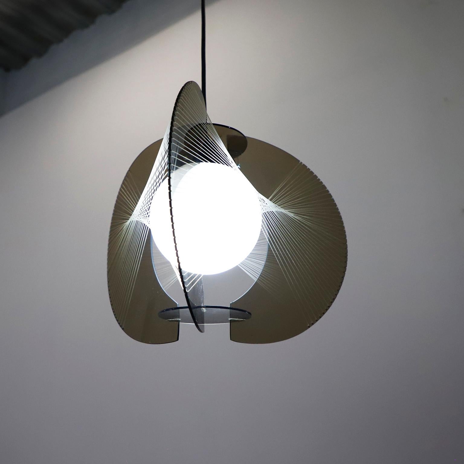 Mexican 1970 Acrylic Lamp For Sale