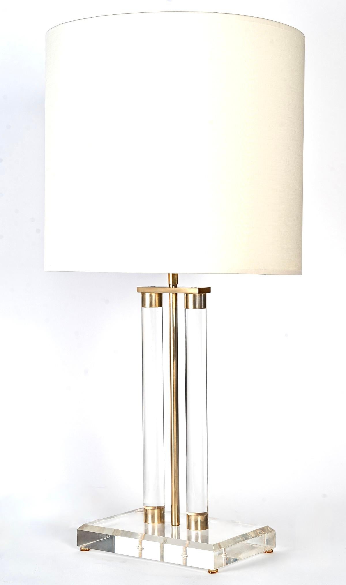 Late 20th Century 1970 Altuglas Lamp by Maison Roche For Sale