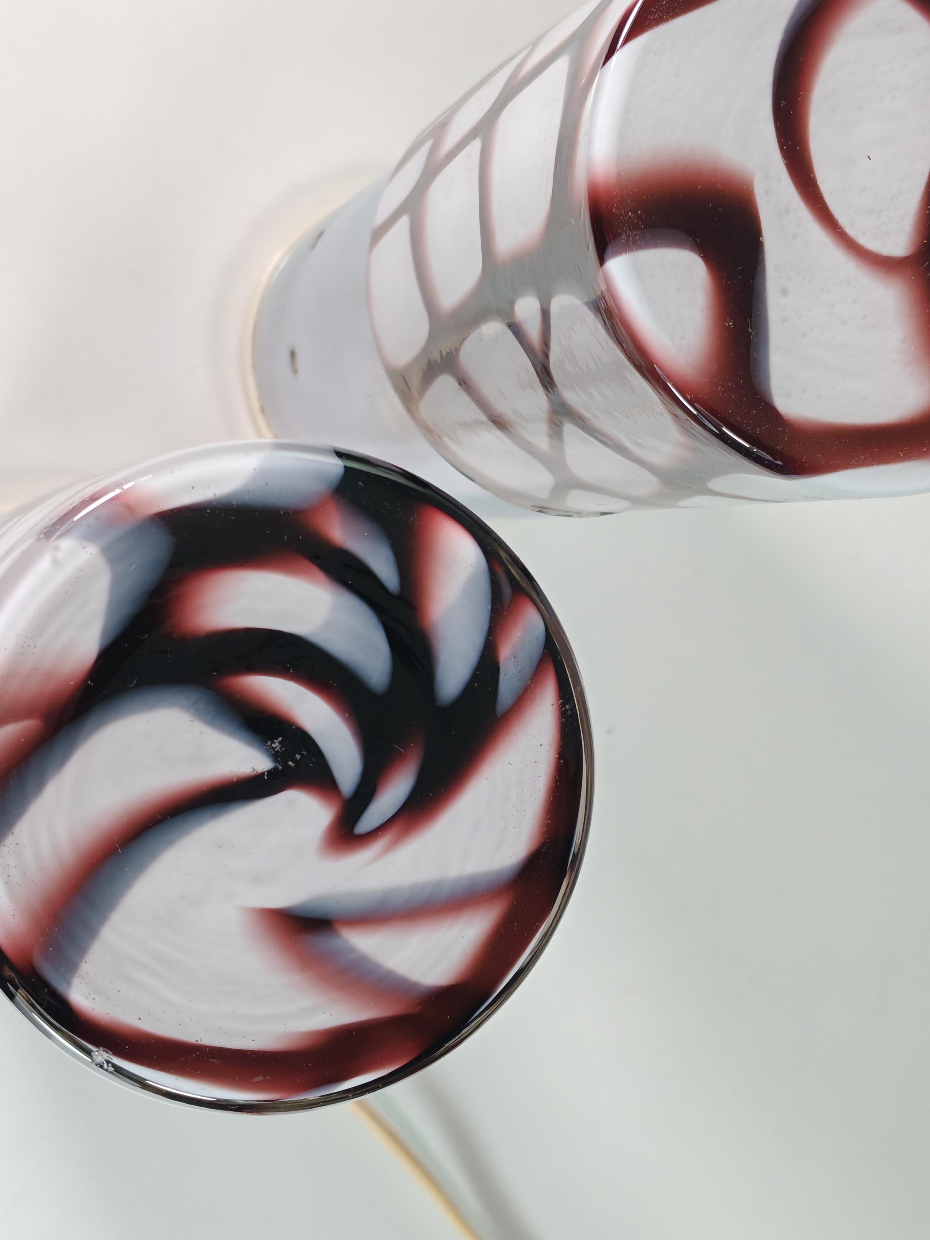 Angelo Brotto Esperia Italienisches Space Age Design-Glas-Tischlampen, 2 Tischlampen, 1970 im Angebot 10