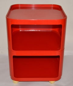 1970 Anna Castelli for Kartell Modular Chest of Drawers Casters Space Age Italy