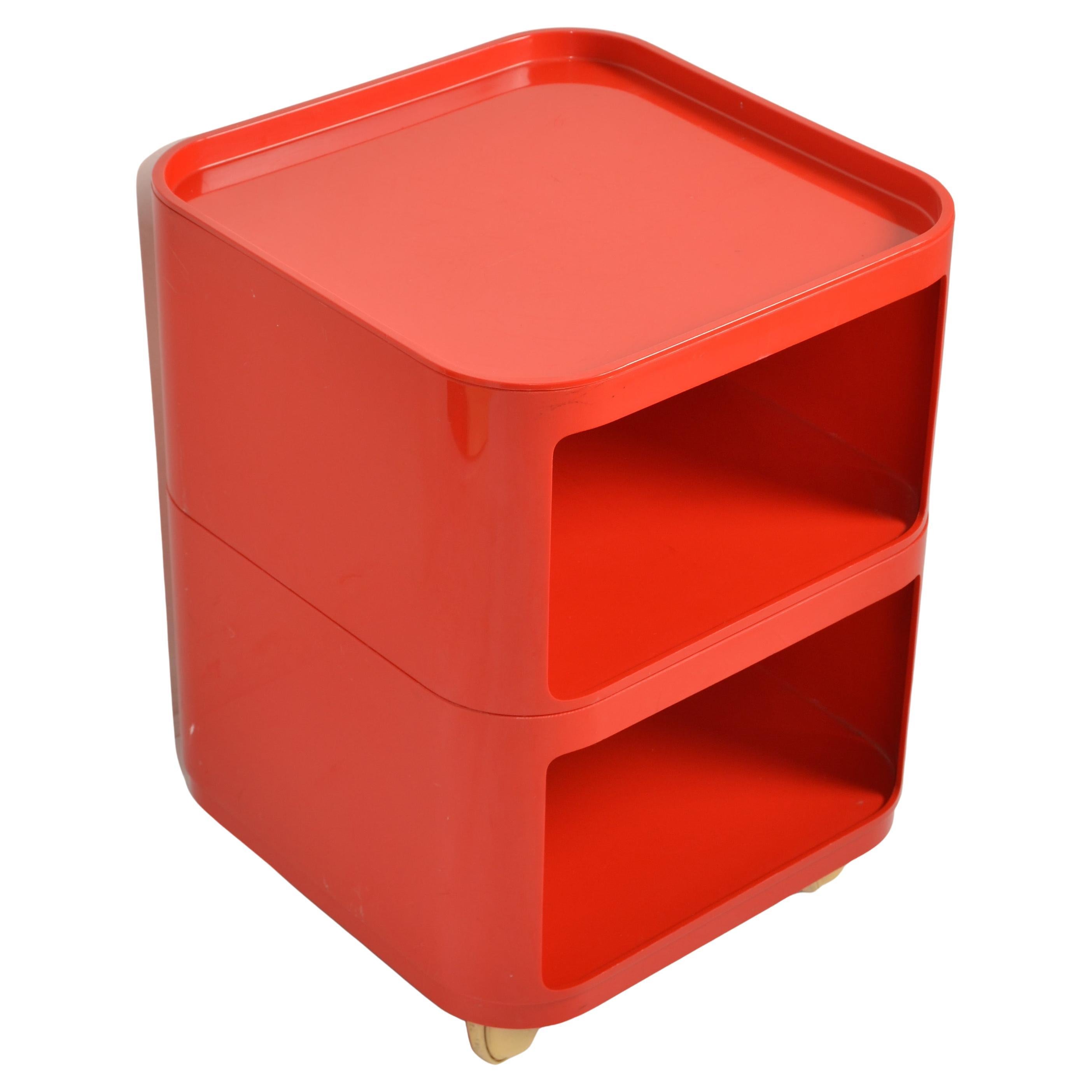 1970 Anna Castelli for Kartell Modular Chest of Drawers Casters Space Age Italy