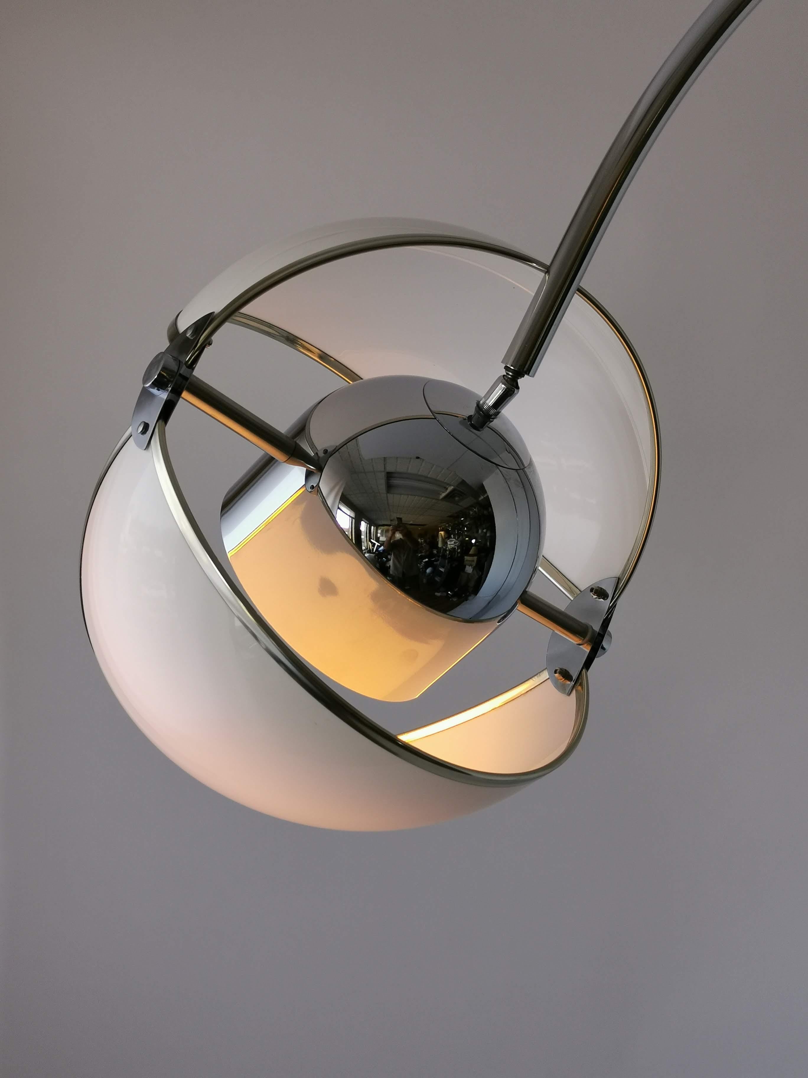 1970 Arch Floor Lamp in the Style of Superstudio, Italia In Good Condition In St- Leonard, Quebec