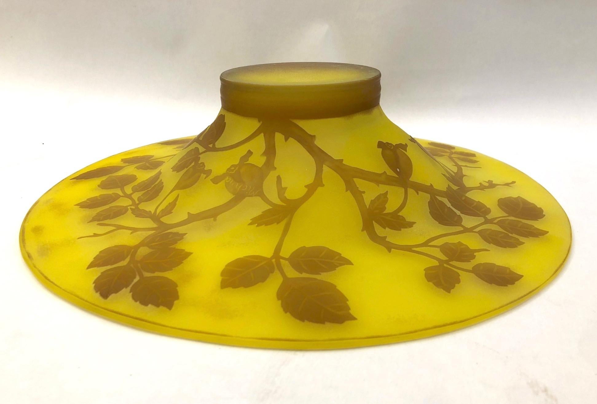 yellow glass dishes