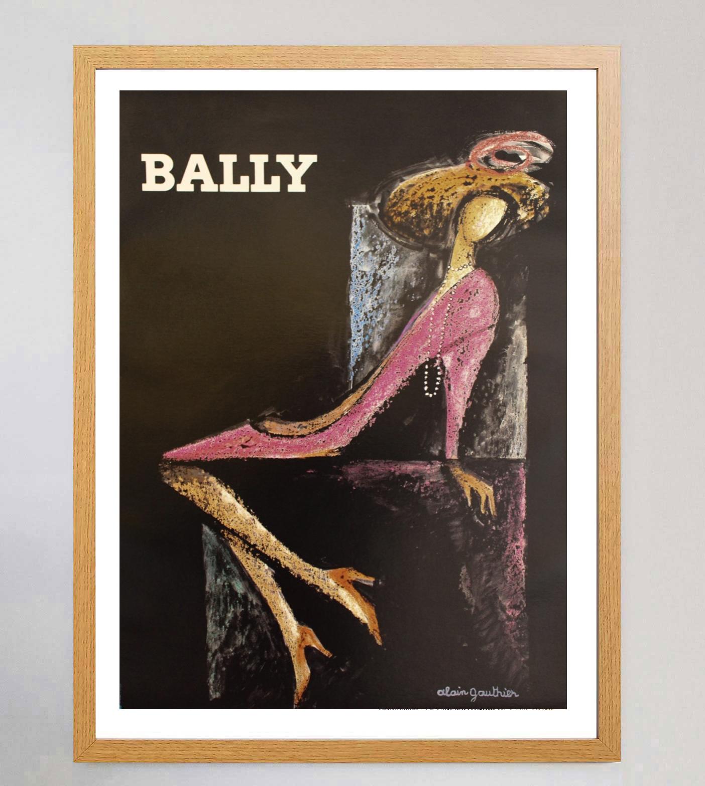 Français Affiche vintage d'origine Bally - Rocks, 1970 en vente
