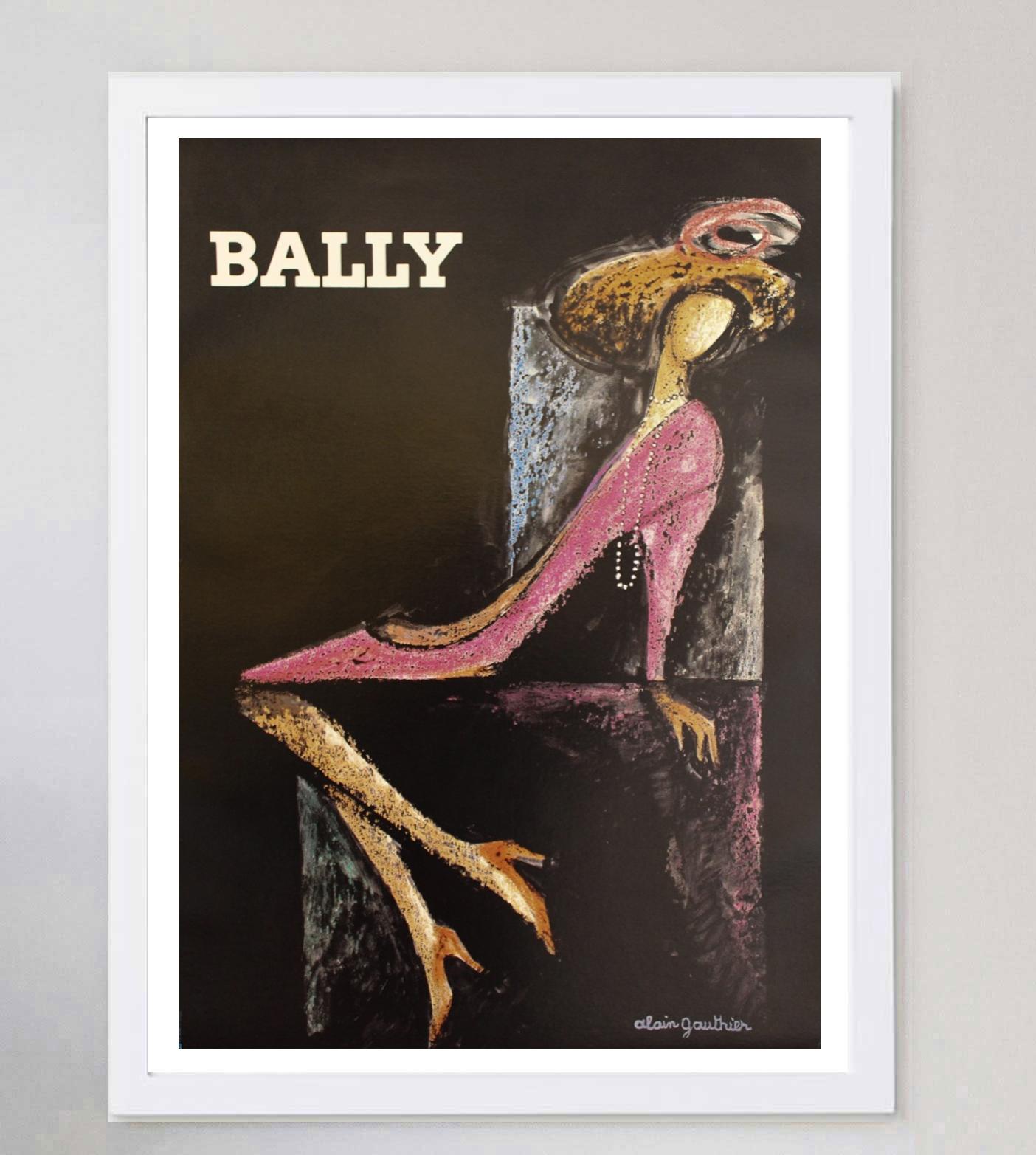 1970 Bally - Rocks Original Vintage Poster In Good Condition For Sale In Winchester, GB