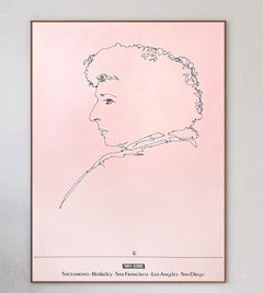 1970 Bob Dylan - Tower Records (Pink) Original Vintage Poster