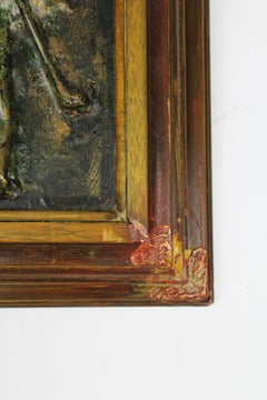 Plaquette de joueur de golf signée Emiel Boree, vendue à Campo en Belgique, 1970