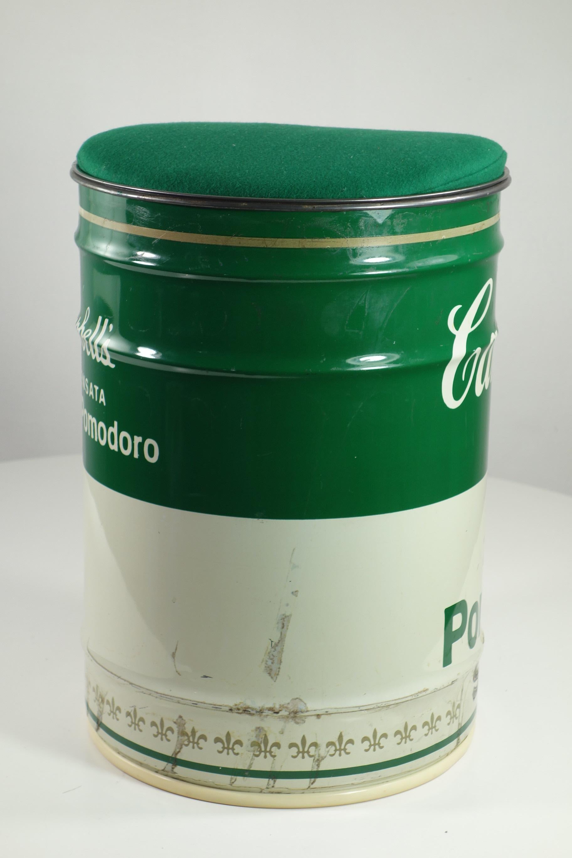 1970 Campbell Soup Studio Simon Gavina Wahrol Christo Taburete de diseño radical Moderno de mediados de siglo en venta