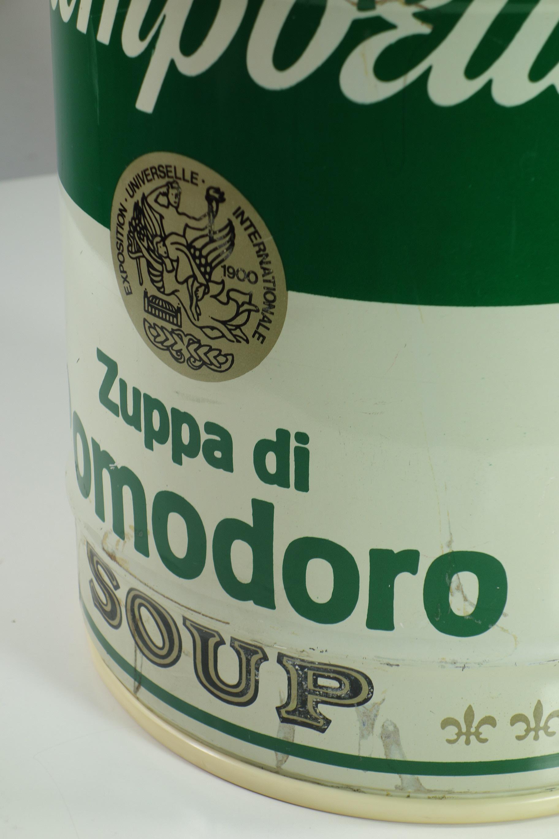 1970 Campbell Soup Studio Simon Gavina Wahrol Christo Taburete de diseño radical Italiano en venta