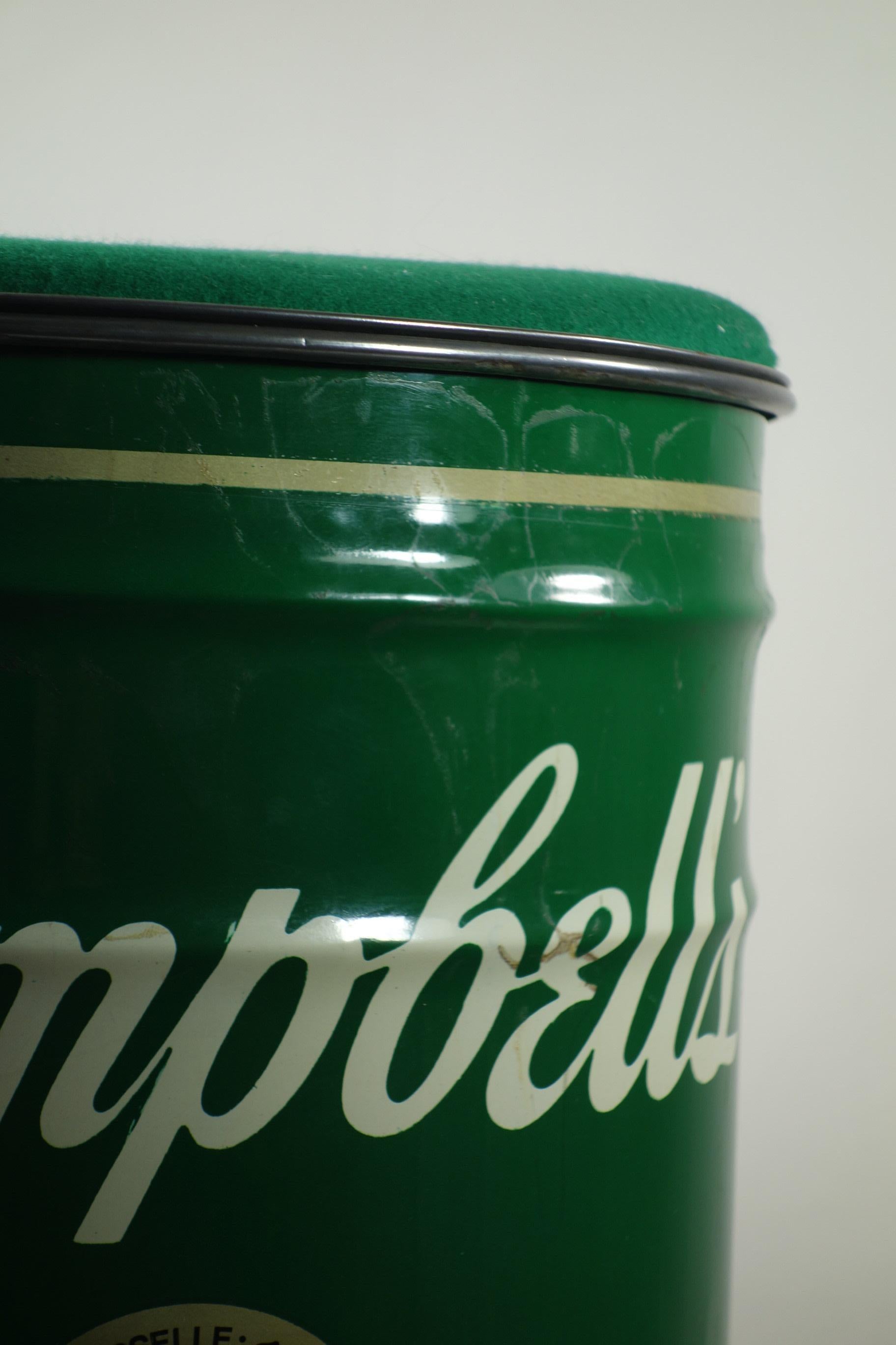 1970 Campbell Soup Studio Simon Gavina Wahrol Christo Taburete de diseño radical en venta 1