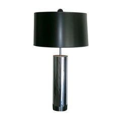  Chrome Cylinder Lamp 1980s A Trend returning.
