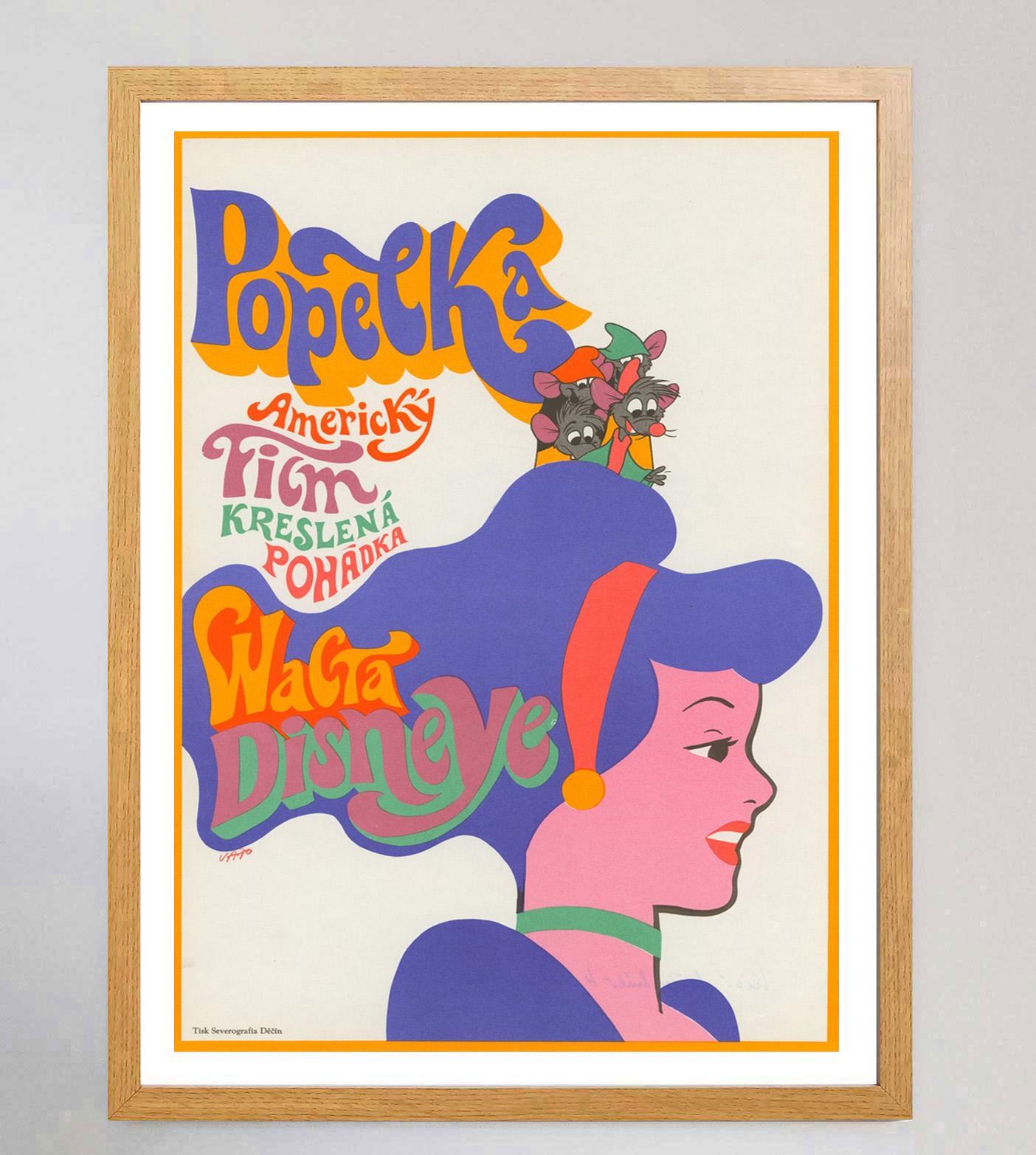 1970 Aschenputtel (Tschechisch) Original Vintage By Plakat (Papier) im Angebot