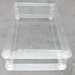 1970' Coffee Table in Lucite Roméo