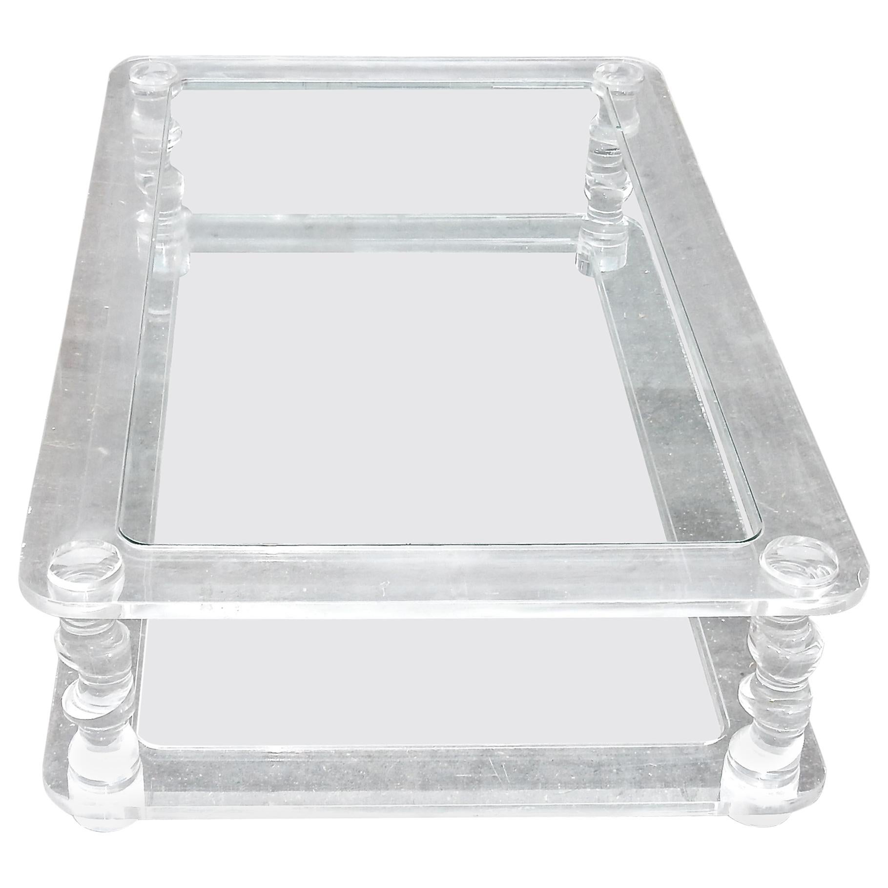 Tavolino 1970' in lucite Roméo