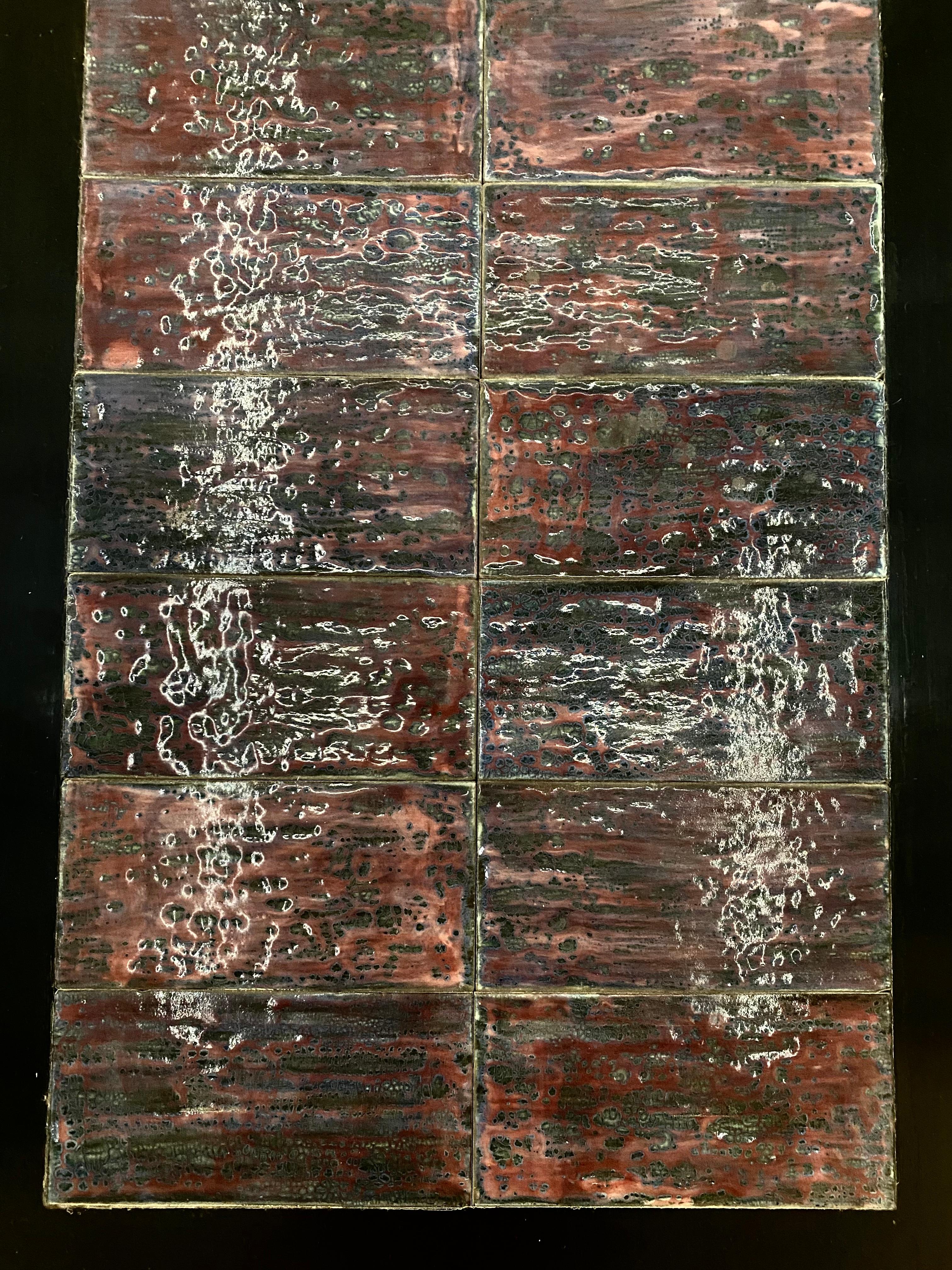 Couchtisch, Joaquim Teinreiro, lackiertes Holz, glasierte Keramik, 1970 im Angebot 1