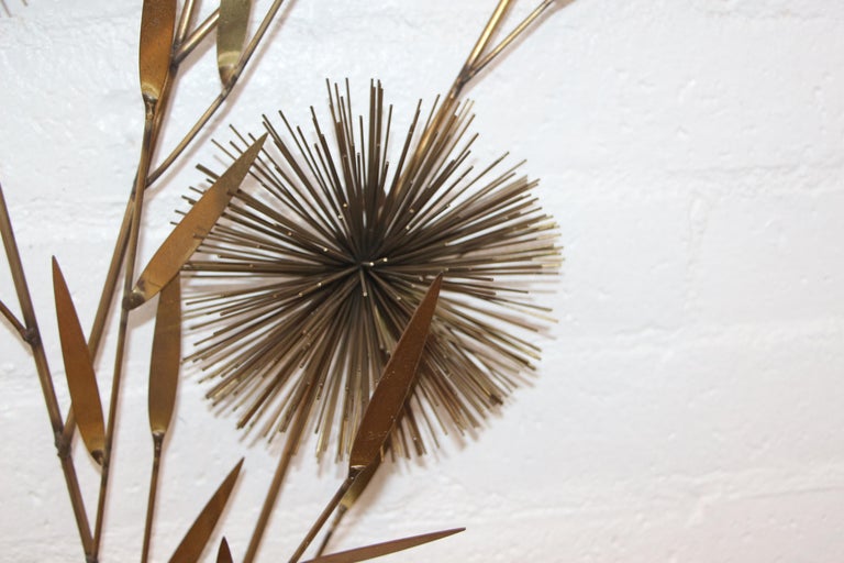 1970 Curtis Jere Flower Sculpture at 1stDibs
