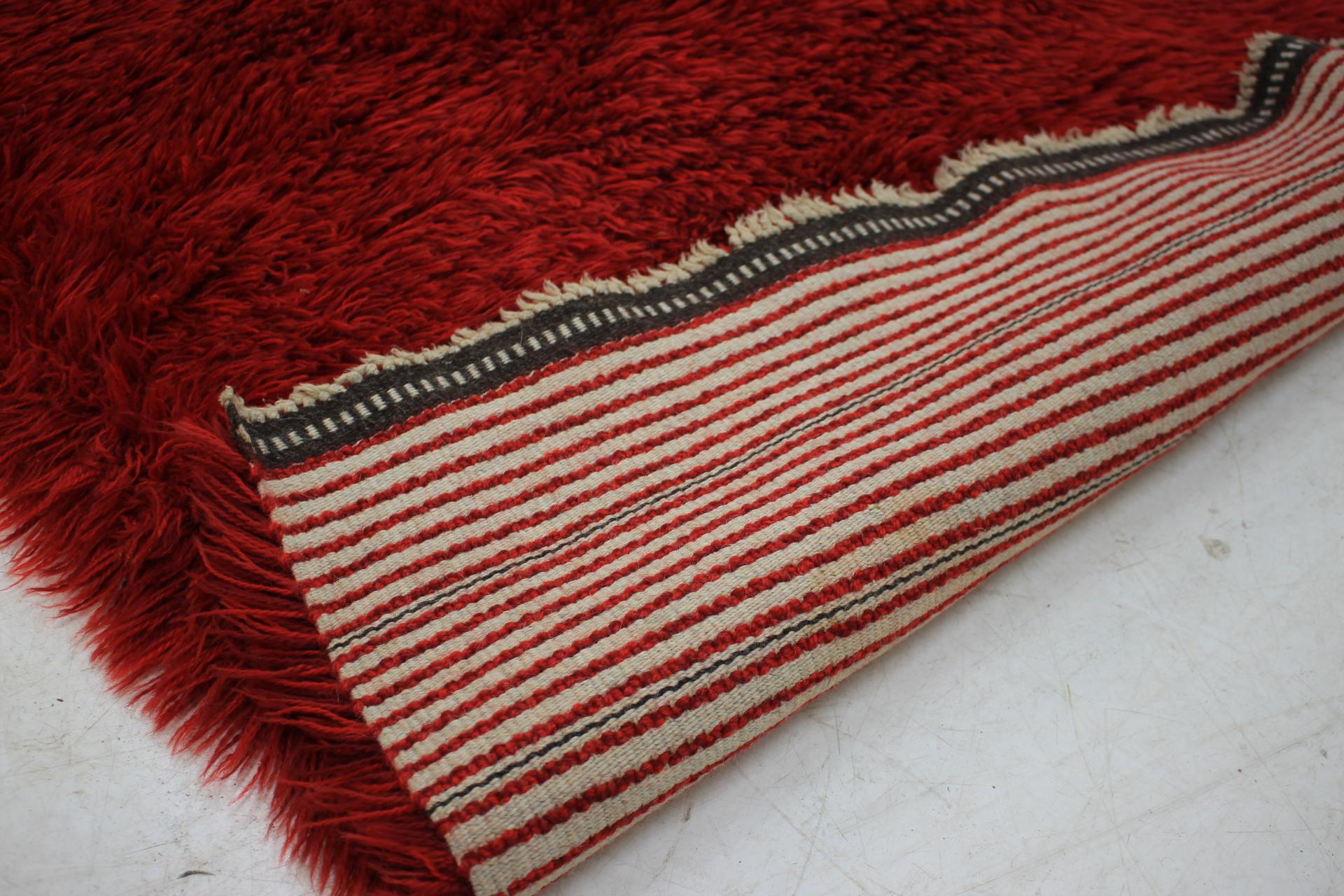 1970 Danish Midcentury Wool Rug 1
