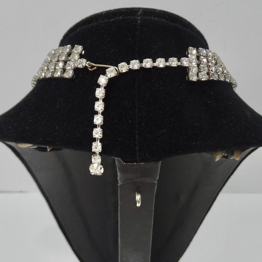 Women's 1970 Diamond Drop Necklace For Sale