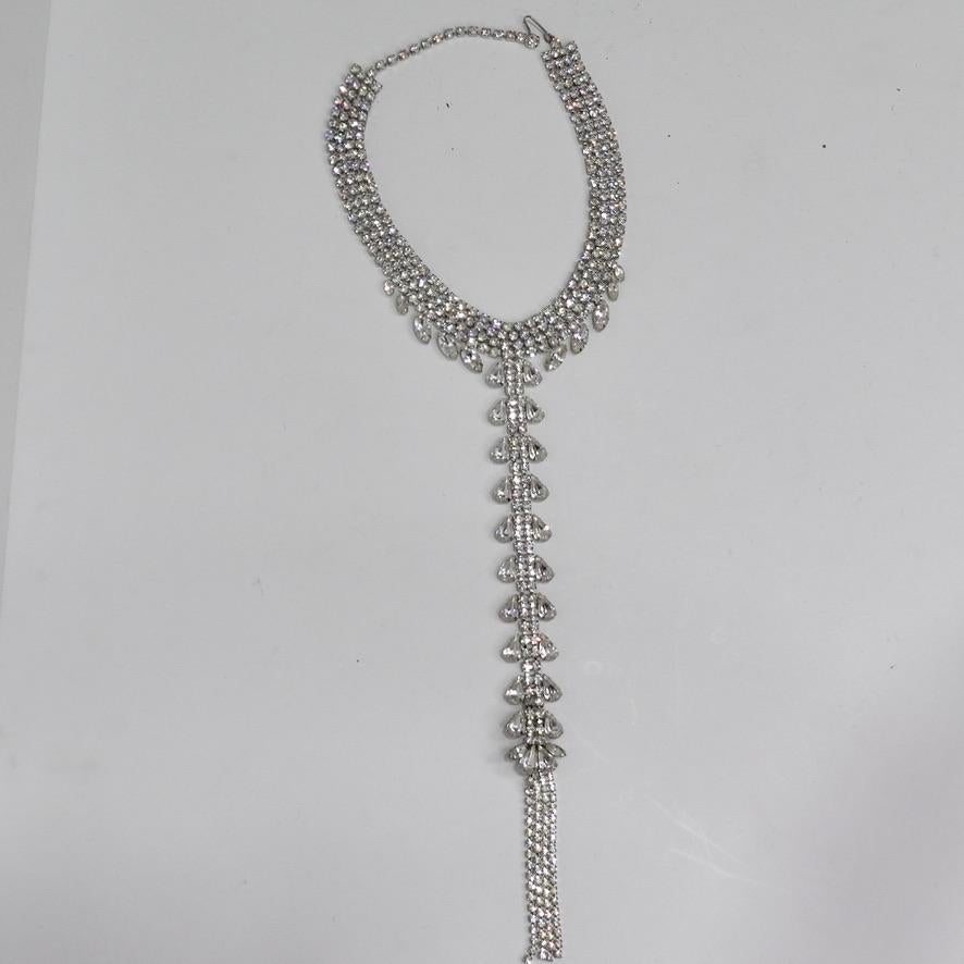 1970 Diamant-Tropfen-Halskette im Angebot 1