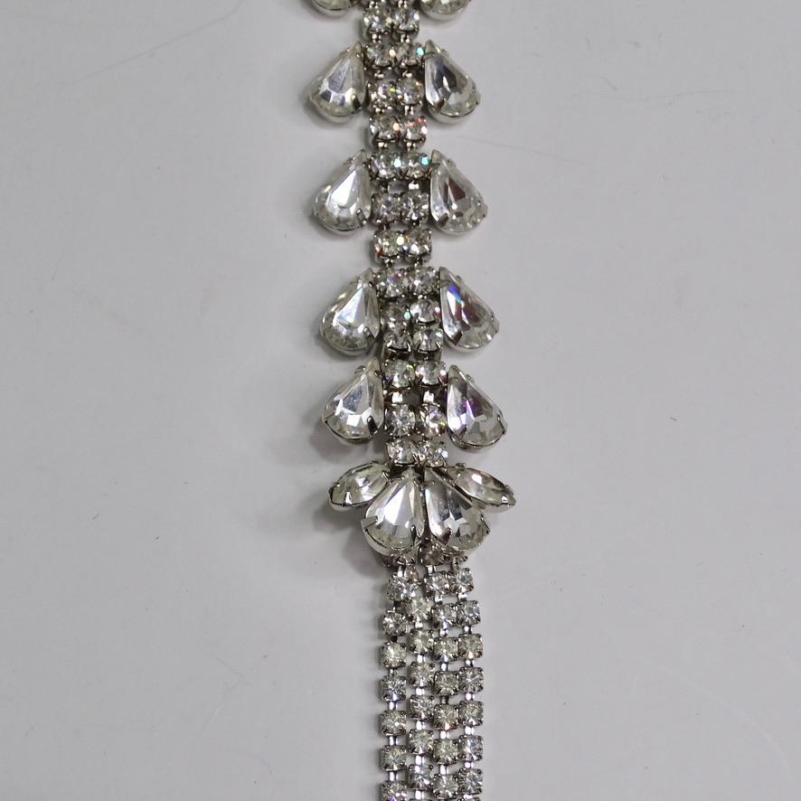 1970 Diamant-Tropfen-Halskette im Angebot 2
