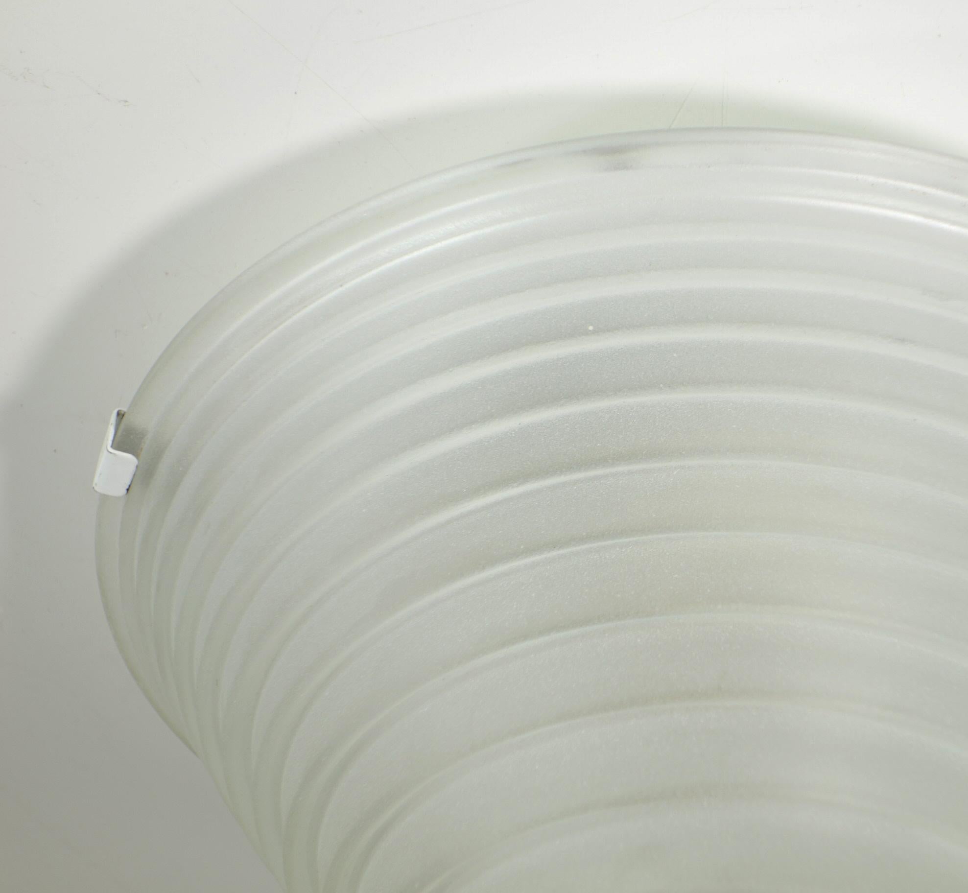 Modern 1970 Egina Angelo Mangiarotti Italian Design Flush Mount For Sale