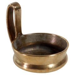 Bol sculpté moderne italien Esa Fedrigolli en bronze, 1970
