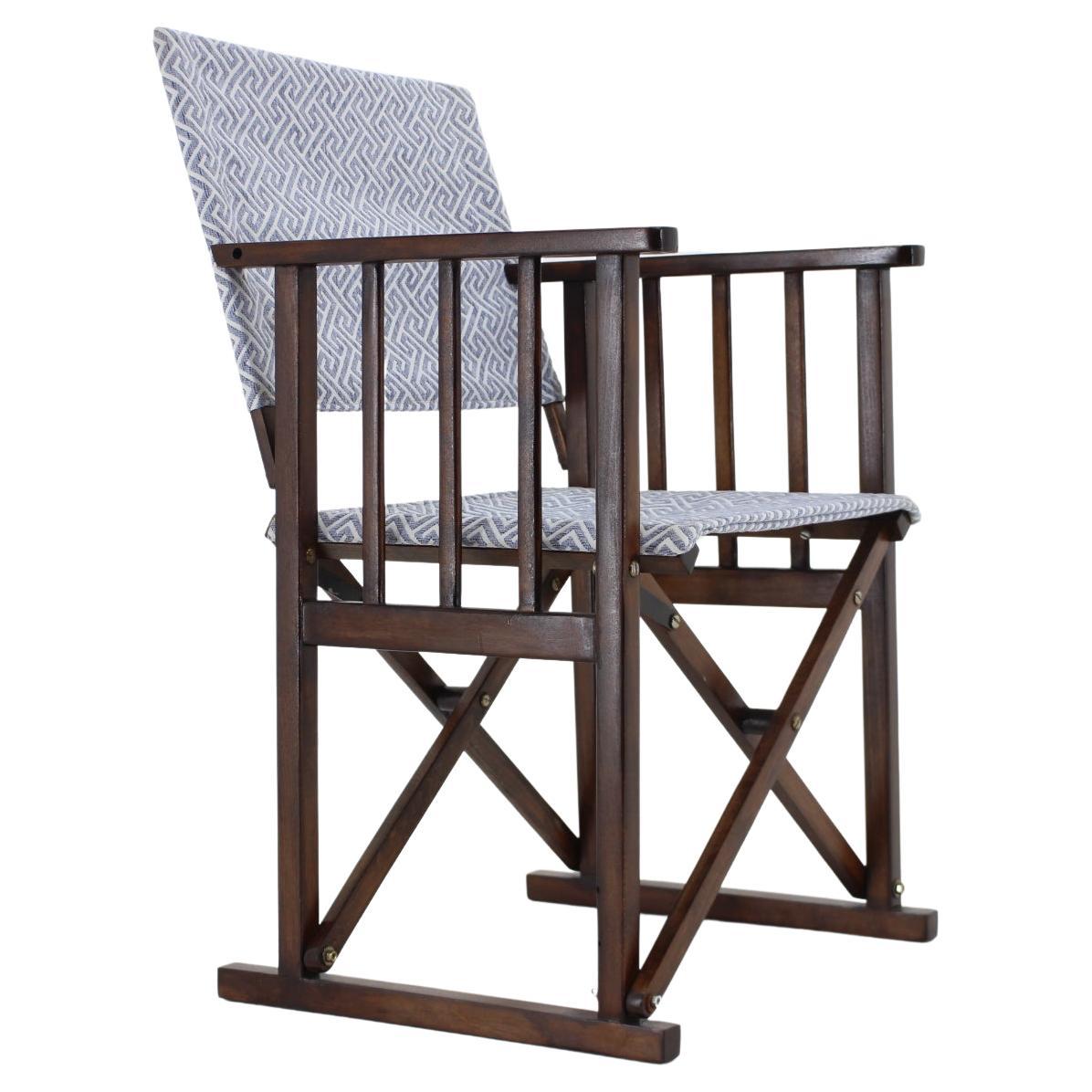 1970 Folding Director's Chair, Europe For Sale