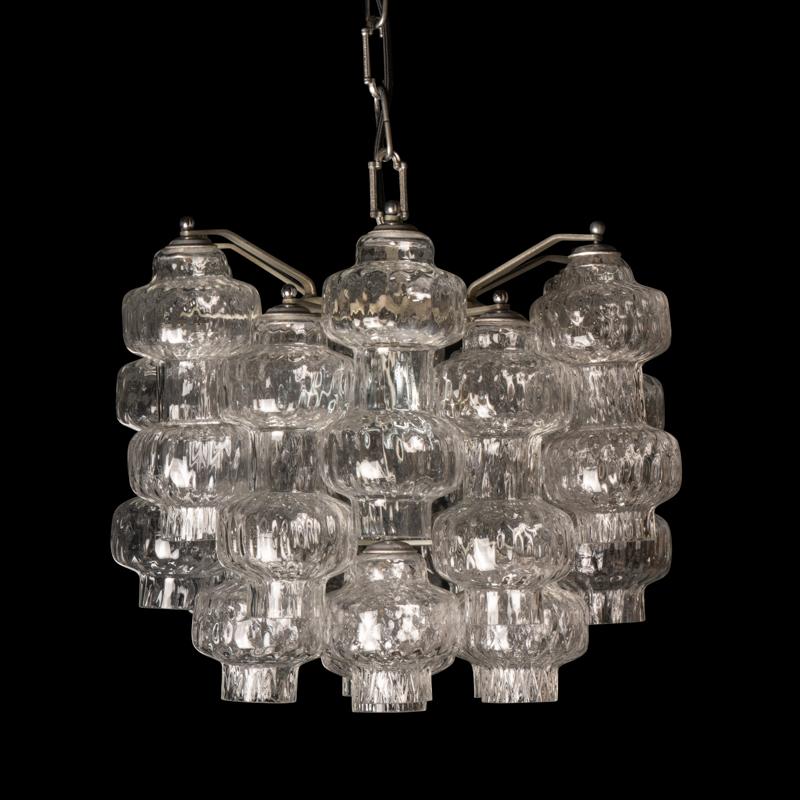 20th Century 1970 Four Murano glass chandeliers