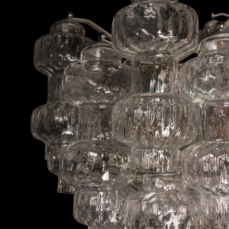 Murano Glass 1970 Four Murano glass chandeliers