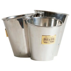 Vintage 1970 France Deutz Trio Champagne Bucket