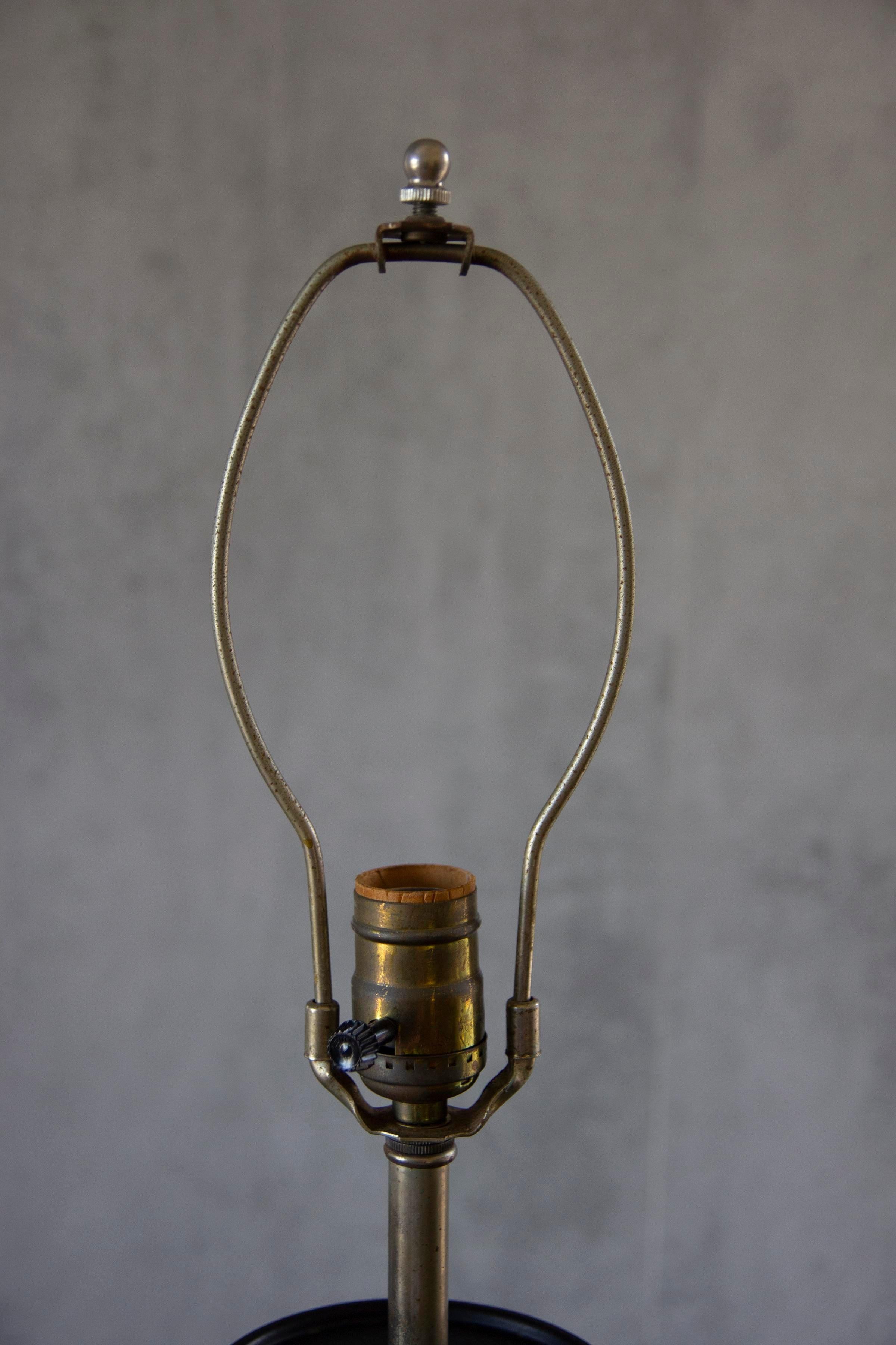 1970 George Kovacs Minimalistic Chrome Cylinder Table Lamp, Rewired For Sale 1