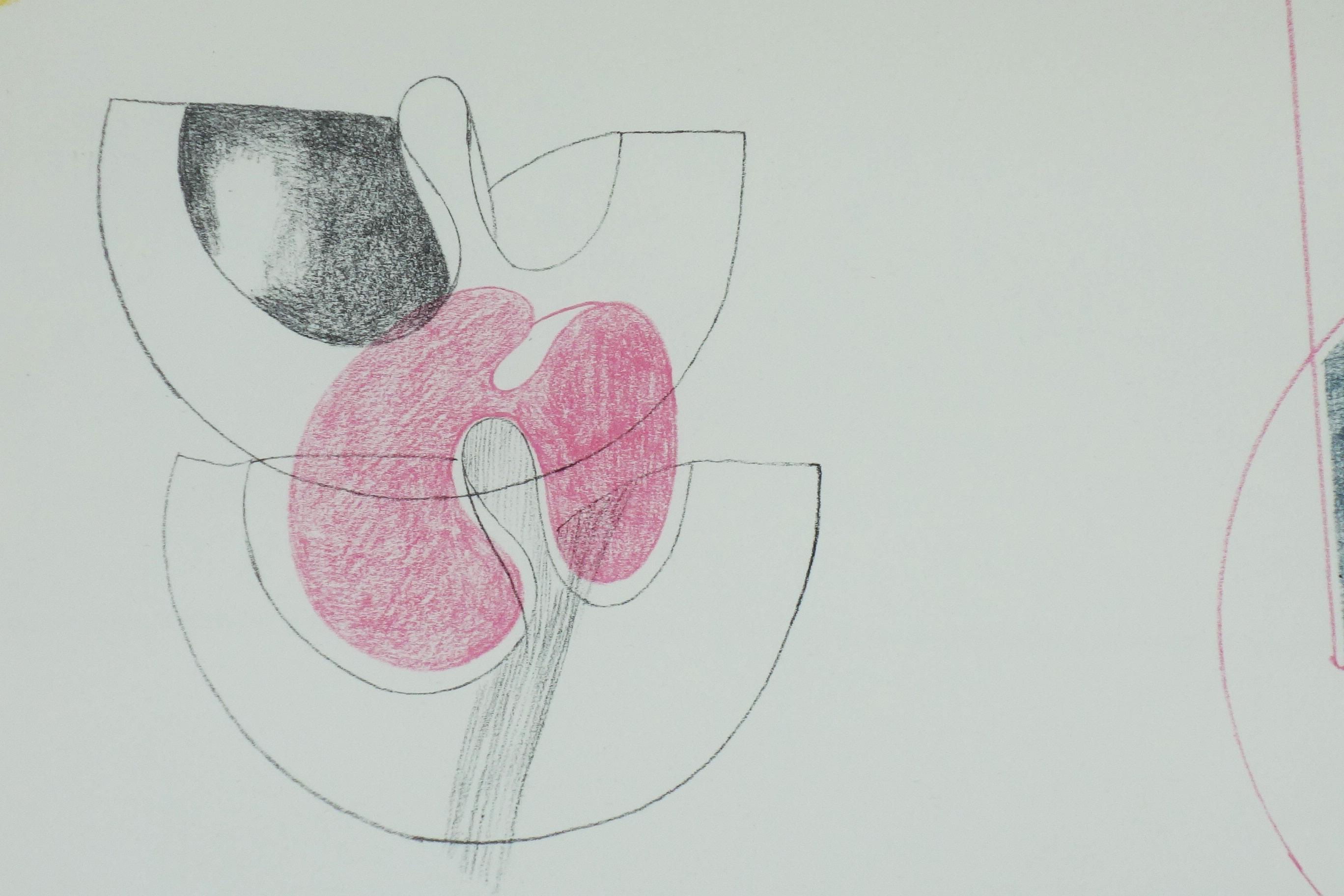 Fin du 20e siècle Sculpture d'art italienne Litographe de Giacomo Benevelli, 1970 en vente