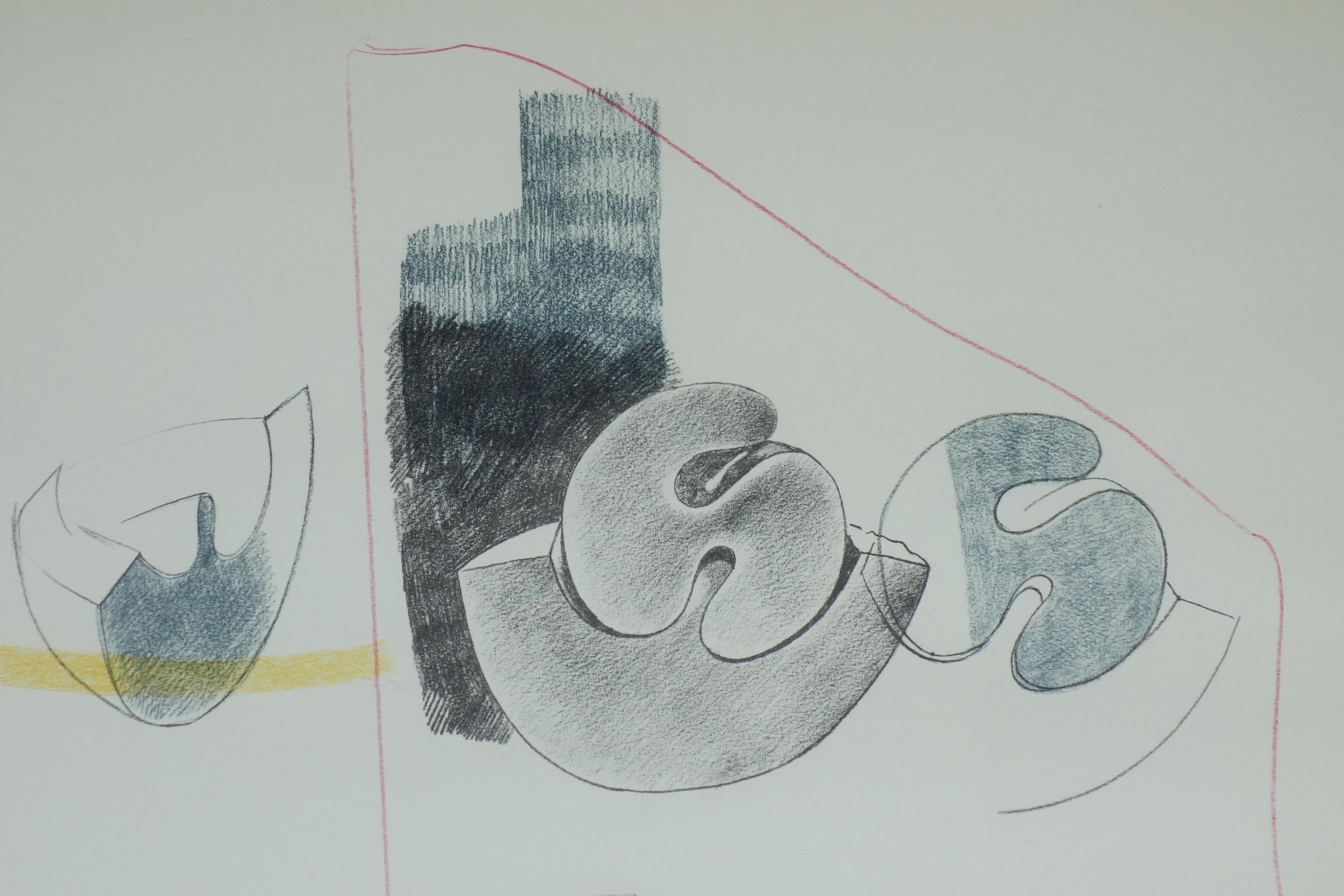 Papier Sculpture d'art italienne Litographe de Giacomo Benevelli, 1970 en vente